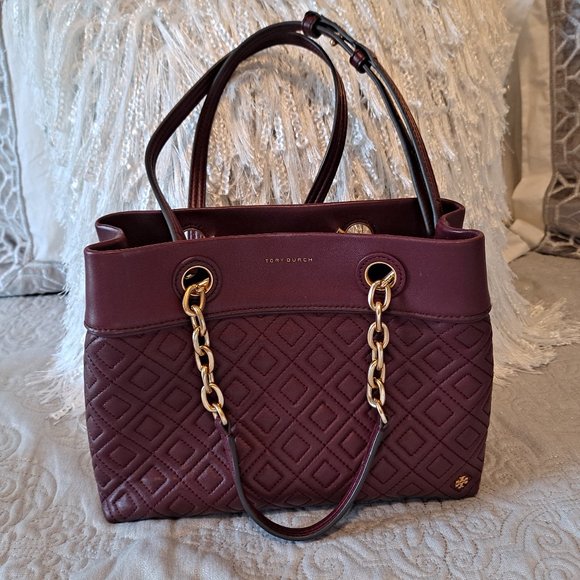 Tory Burch Handbags - Tory Burch Fleming 2 Way Leather Bag